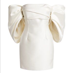 Solace London
Elina Off-the-shoulder Mini Dress